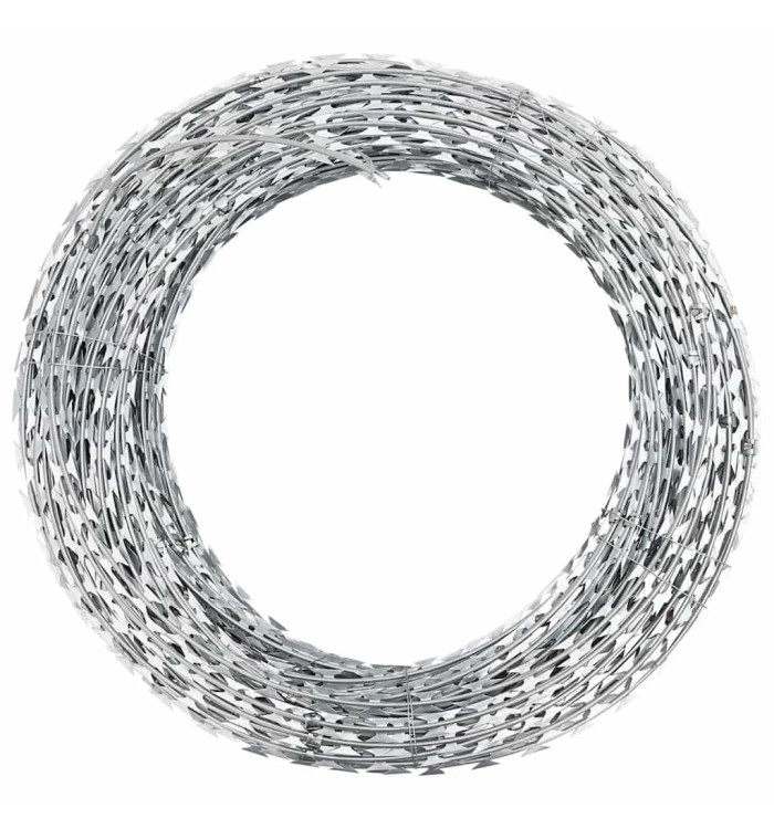 Fil barbelé BTO-22 Acier galvanisé 100 m | Mobilier & Déco