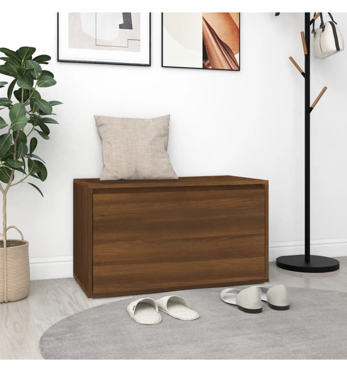 Banc d'entrée 80x40x45 cm Chêne marron Bois d'ingénierie | Mobilier & Déco