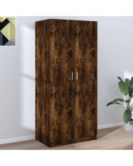 Garde-robe Chêne fumé 80x52x180 cm Bois d'ingénierie | Mobilier & Déco