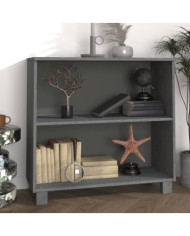 Buffet HAMAR Gris foncé 85x35x80 cm Bois massif de pin | Mobilier & Déco