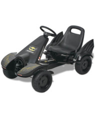 Kart à pédale avec siège ajustable Noir | Mobilier & Déco