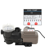 Pompe de piscine avec minuterie Noir 0,25 CH 8000 l / h | Mobilier & Déco