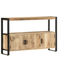 Armoire latérale 120x30x75 cm Bois de manguier solide | Mobilier & Déco