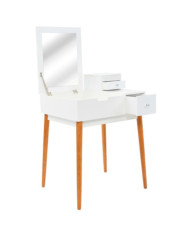 Coiffeuse avec miroir MDF 60 x 50 x 86 cm | Mobilier & Déco