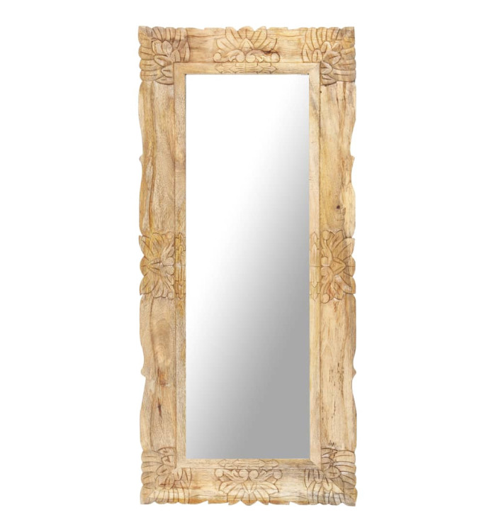 Miroir 110x50 cm Bois de manguier massif | Mobilier & Déco