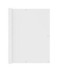 Écran de balcon Blanc 120x500 cm Tissu Oxford | Mobilier & Déco