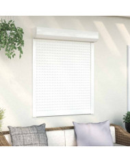Volet roulant aluminium 100x130 cm blanc | Mobilier & Déco