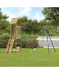 Aire de jeux d'extérieur bois de pin imprégné | Mobilier & Déco