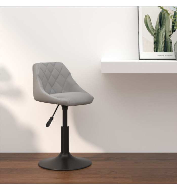 Tabouret de bar Gris clair Velours | Mobilier & Déco