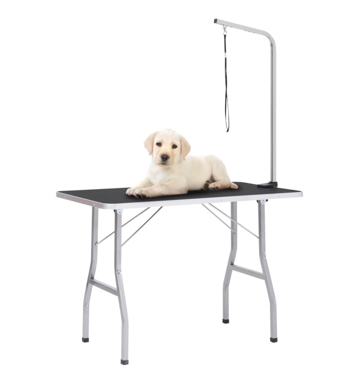 Table de toilettage réglable pour chiens avec 1 boucle | Mobilier & Déco