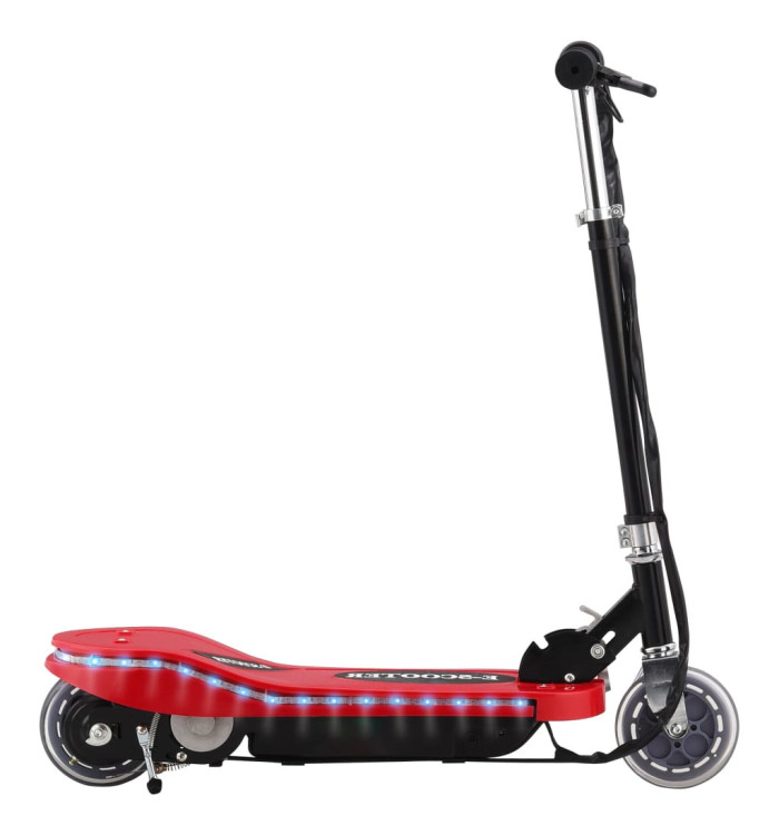 Trottinette électrique avec LED 120 W Rouge | Mobilier & Déco