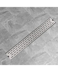 Drain de douche linéaire 830 x 140 mm Acier inoxydable | Mobilier & Déco