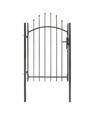 Portail de jardin Acier 1 x 2 m Noir | Mobilier & Déco