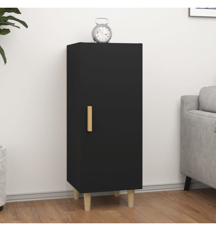 Buffet Noir 34,5x34x90 cm Bois d'ingénierie | Mobilier & Déco
