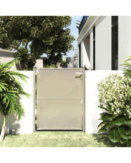 Portail de jardin 100x125 cm Acier inoxydable | Mobilier & Déco