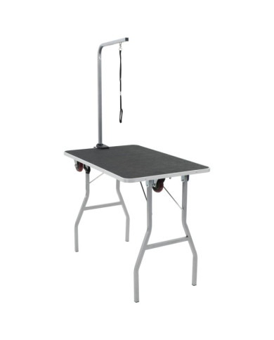 Table de toilettage pour chien portable avec roulettes | Mobilier & Déco