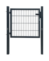 Portillon Acier Anthracite 105x150 cm | Mobilier & Déco