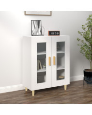 Buffet blanc 69,5x34x90 cm bois d'ingénierie | Mobilier & Déco
