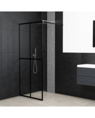 Écran de douche Verre trempé transparent 90x195 cm | Mobilier & Déco