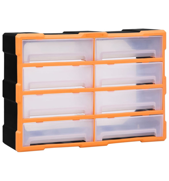 Organisateur multi-tiroirs avec 8 grands tiroirs 52x16x37 cm | Mobilier & Déco