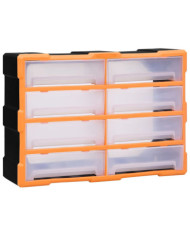 Organisateur multi-tiroirs avec 8 grands tiroirs 52x16x37 cm | Mobilier & Déco