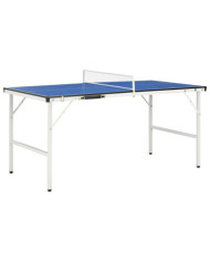 Table de ping-pong avec filet 152x76x66 cm Bleu | Mobilier & Déco