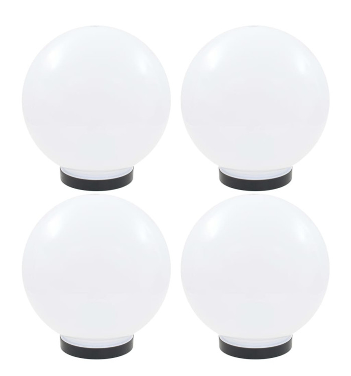 Lampes à LED sous forme de boule 4 pcs Sphérique 25 cm PMMA | Mobilier & Déco