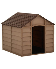 Niche pour chiens Marron 71x71,5x68 cm PP | Mobilier & Déco