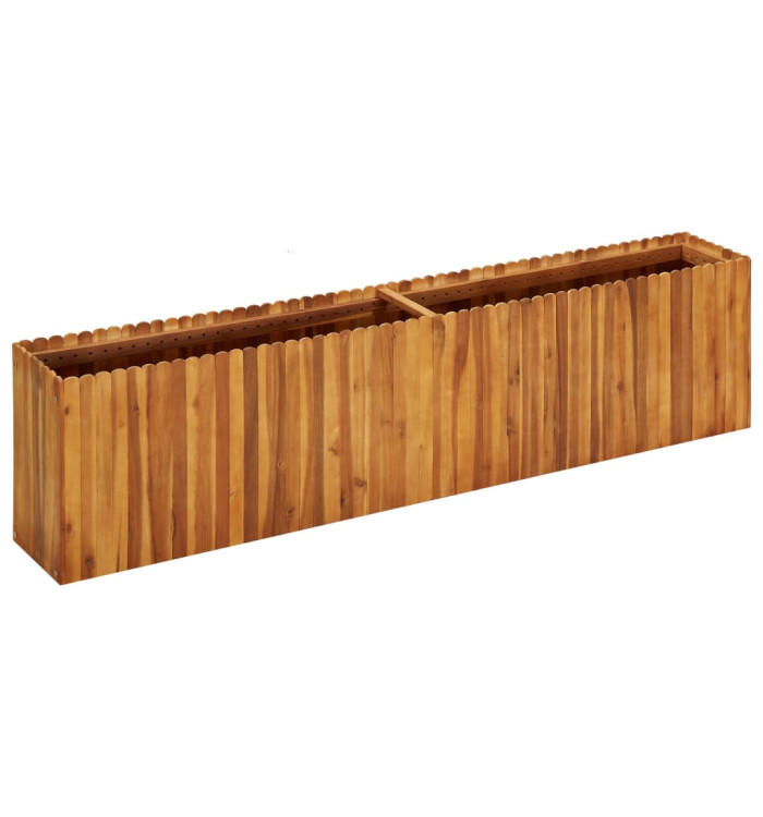 Lit surélevé de jardin 200x30x50 cm Bois massif d'acacia | Mobilier & Déco
