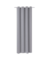 Rideau occultant avec œillets métalliques 270 x 245 cm Gris | Mobilier & Déco