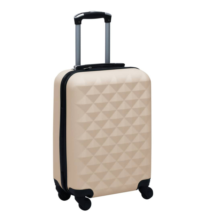 Valise rigide Doré ABS | Mobilier & Déco