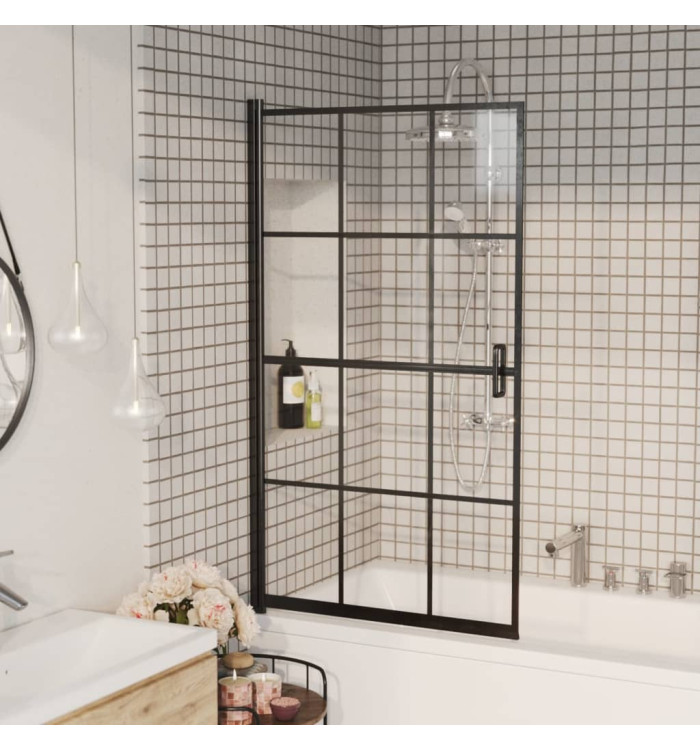 Cabine de douche ESG 80x140 cm Noir | Mobilier & Déco