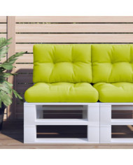 Coussin de palette vert vif 60x40x12 cm tissu | Mobilier & Déco