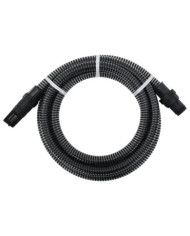 Tuyau d'aspiration avec raccords en PVC noir 1" 10 m PVC | Mobilier & Déco
