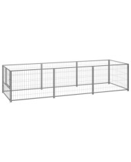 Chenil Argenté 3 m² Acier | Mobilier & Déco