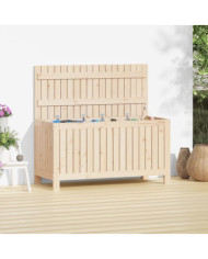 Boîte de rangement de jardin 115x49x60 cm Bois massif de pin | Mobilier & Déco
