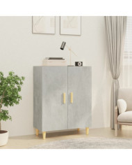 Buffet Gris béton 70x34x90 cm Bois d'ingénierie | Mobilier & Déco