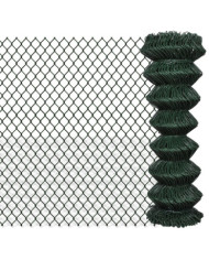 Clôture à mailles losangées Acier 1,25x25 m | Mobilier & Déco