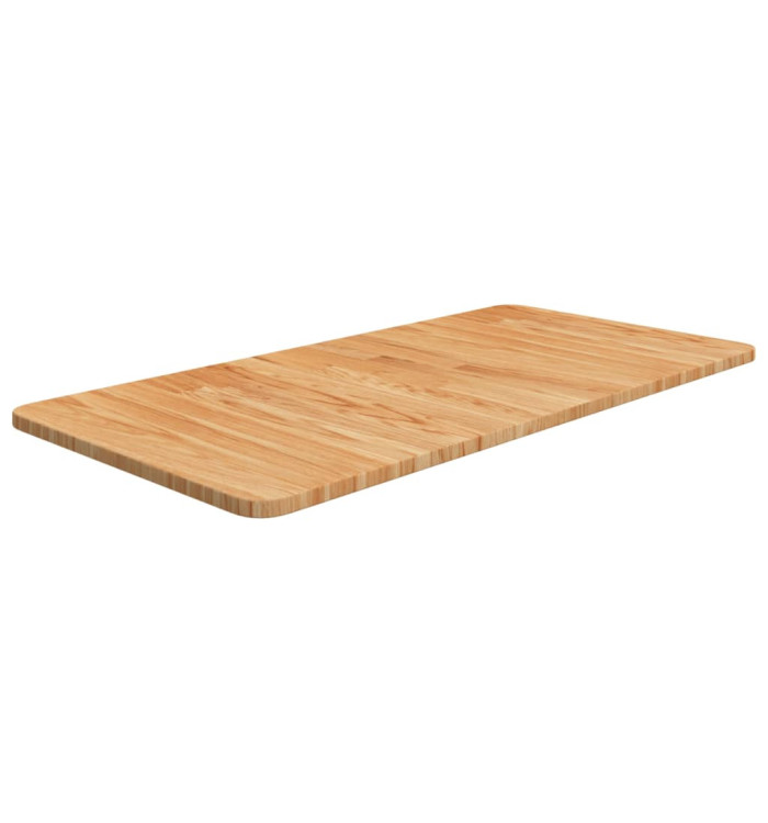 Comptoir de salle de bain Marron clair 80x40x1,5 cm Bois traité | Mobilier & Déco