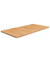Comptoir de salle de bain Marron clair 80x40x1,5 cm Bois traité | Mobilier & Déco