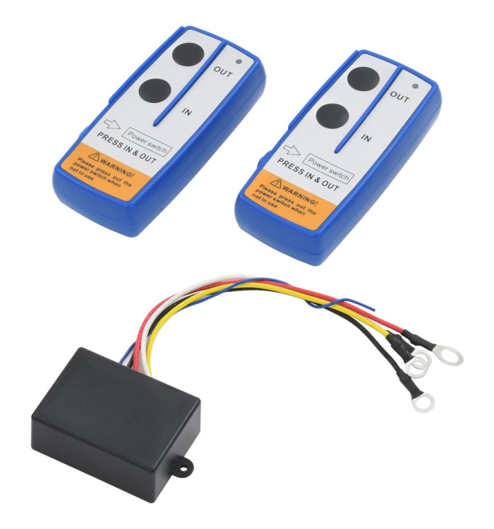 2 pcs Télécommandes sans fil pour treuil avec récepteur | Mobilier & Déco