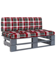 Canapé central palette de jardin Gris Bois de pin imprégné | Mobilier & Déco