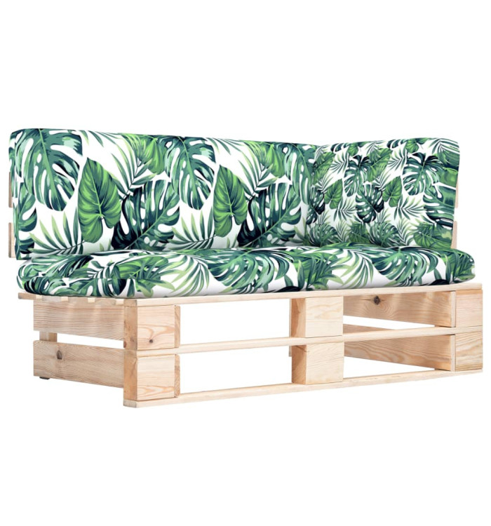 Canapé d'angle palette de jardin bois de pin imprégné | Mobilier & Déco