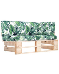 Canapé d'angle palette de jardin bois de pin imprégné | Mobilier & Déco