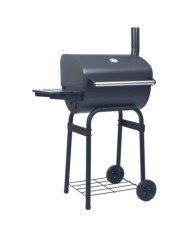 Gril barbecue au charbon avec étagère inférieure Noir | Mobilier & Déco