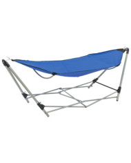 Hamac avec support pliable Bleu | Mobilier & Déco