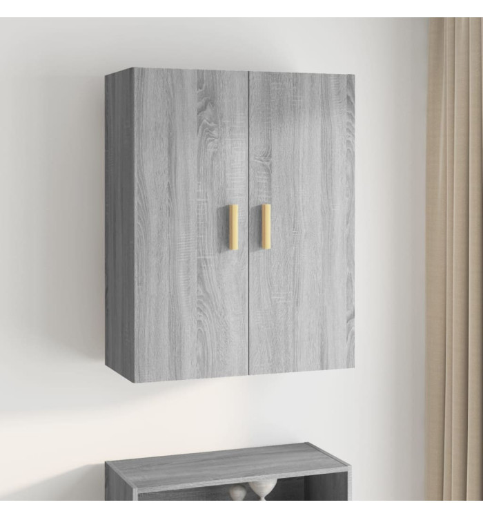 Armoire murale suspendue Sonoma gris 69,5x34x90 cm | Mobilier & Déco