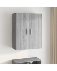Armoire murale suspendue Sonoma gris 69,5x34x90 cm | Mobilier & Déco