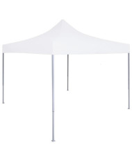 Tente réception pliable professionnelle 2x2 m Acier Blanc | Mobilier & Déco