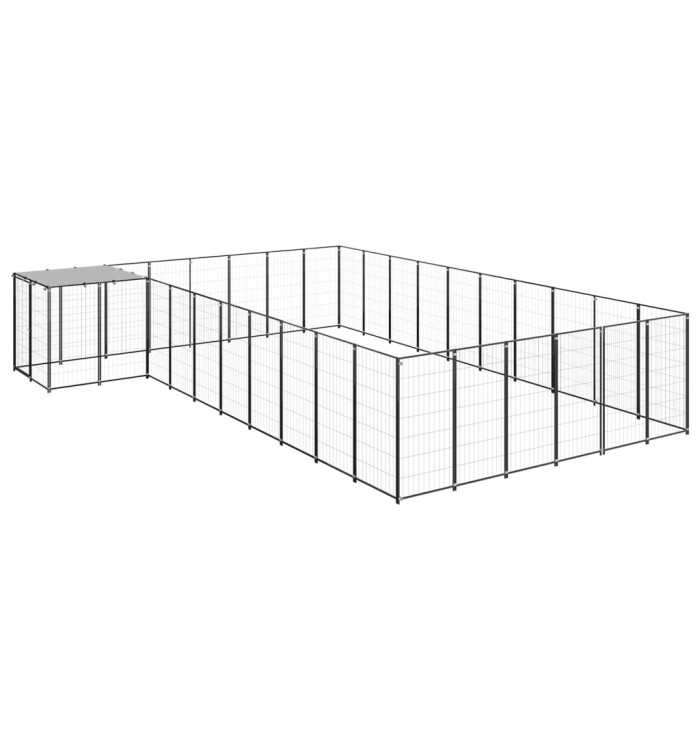 Chenil Noir 19,36 m² Acier | Mobilier & Déco